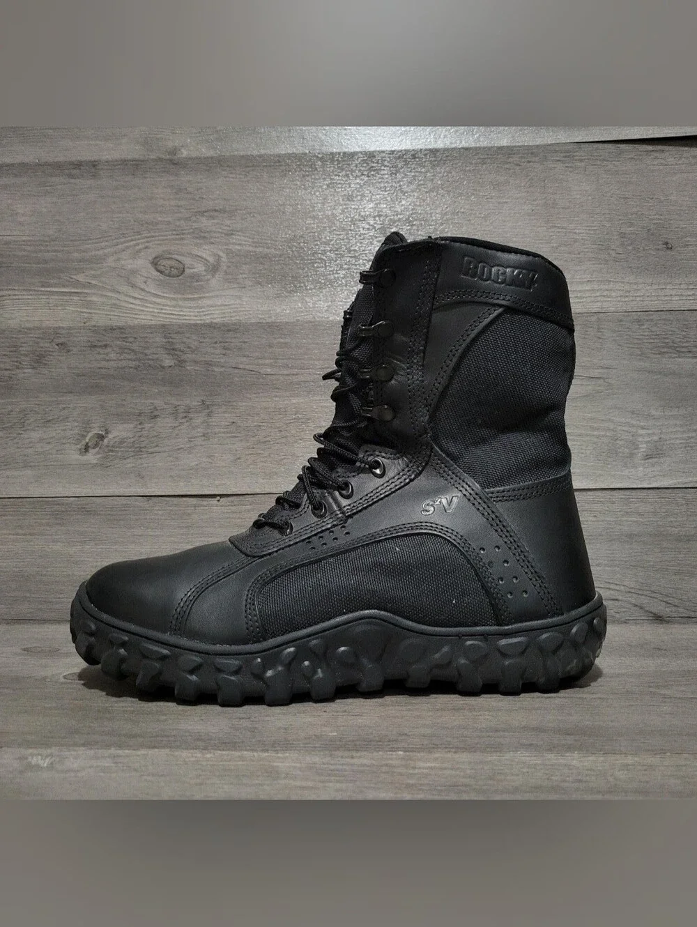 rocky S2V Waterproof Insulated Tactical Mens 12.5 W Military Boots black leather